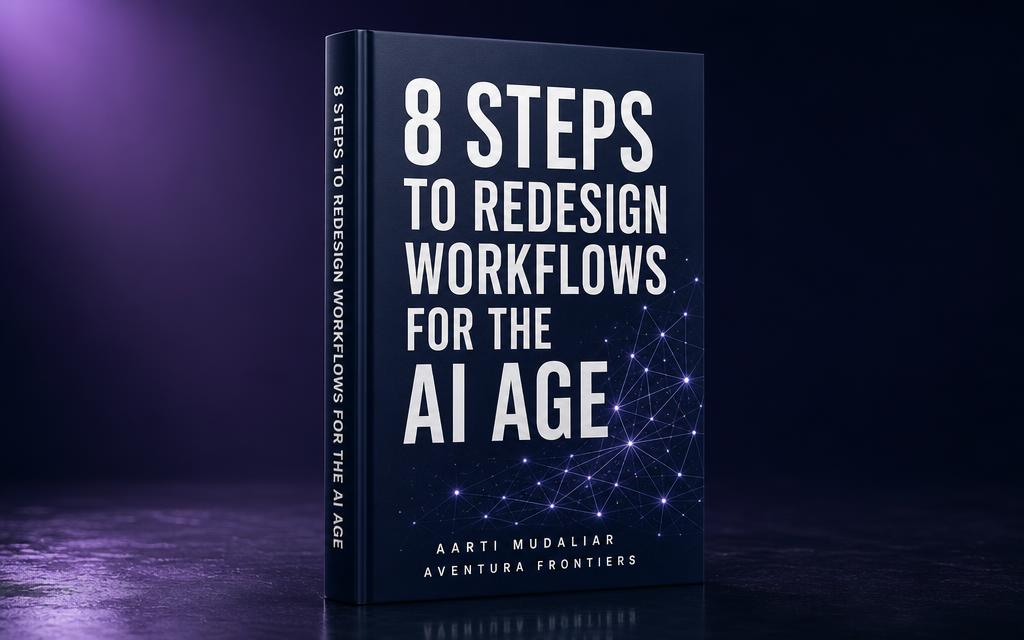 Cover of 8 Steps to Redesign Workflows for the AI Age